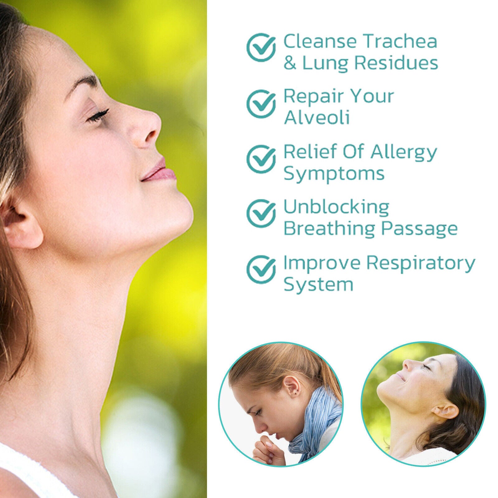 Body Cleansing Spray Relieve Dry, Itchy Throat Cough Sore Throat Body Care Drops