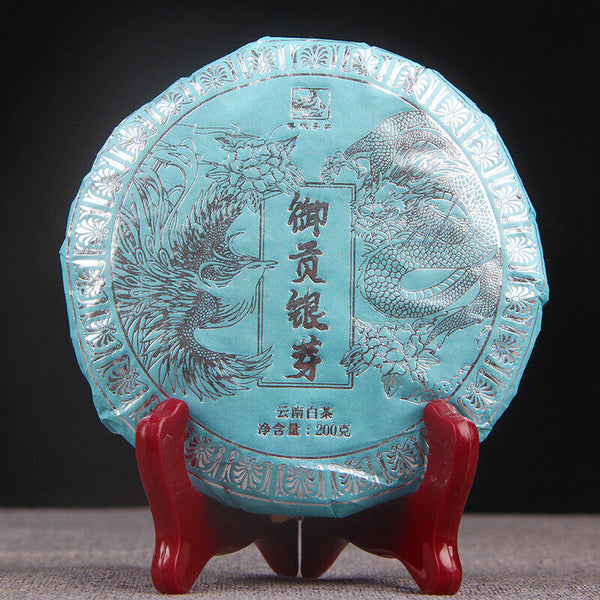 Pu'er Tea Cha Single Bud Moonlight White Cake Tea White Hair Silver Needle 200g