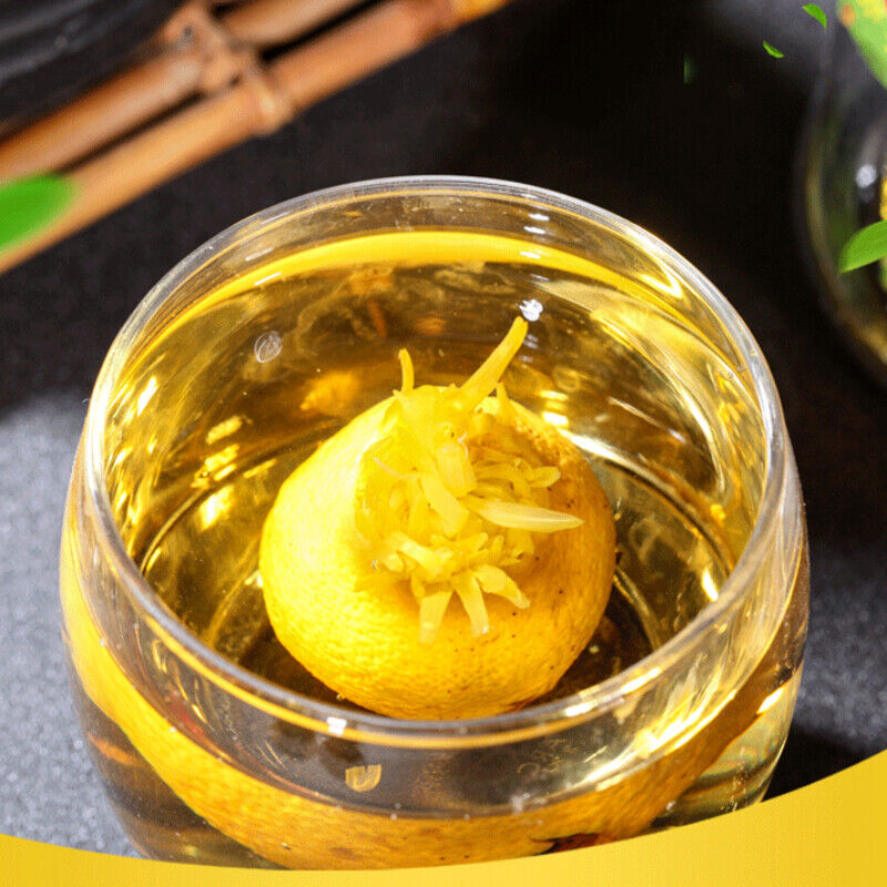 HelloYoung 小柠檬菊花茶 金丝皇菊柠檬 红茶古树滇红花草茶徽锄头 Dianhong Herbal Black Tea lemon Chrysanthemum Tea 200g