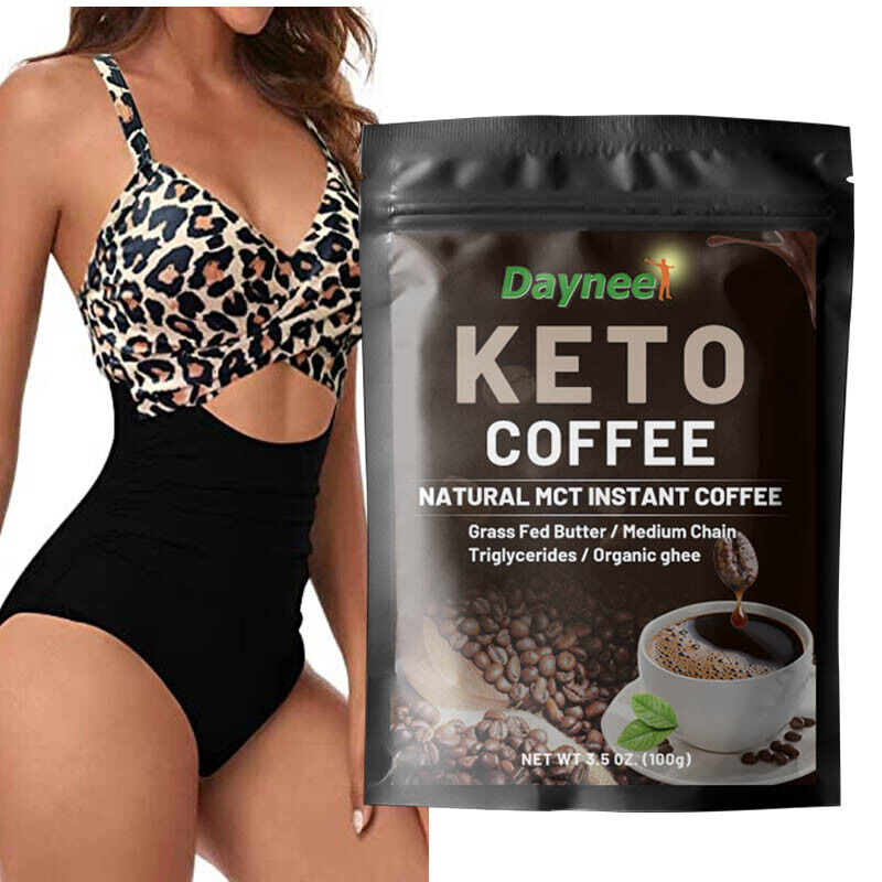 Slim Diet Keto Coffee Slimming Weight Loss Instant MealReplacement Powder 10g*10
