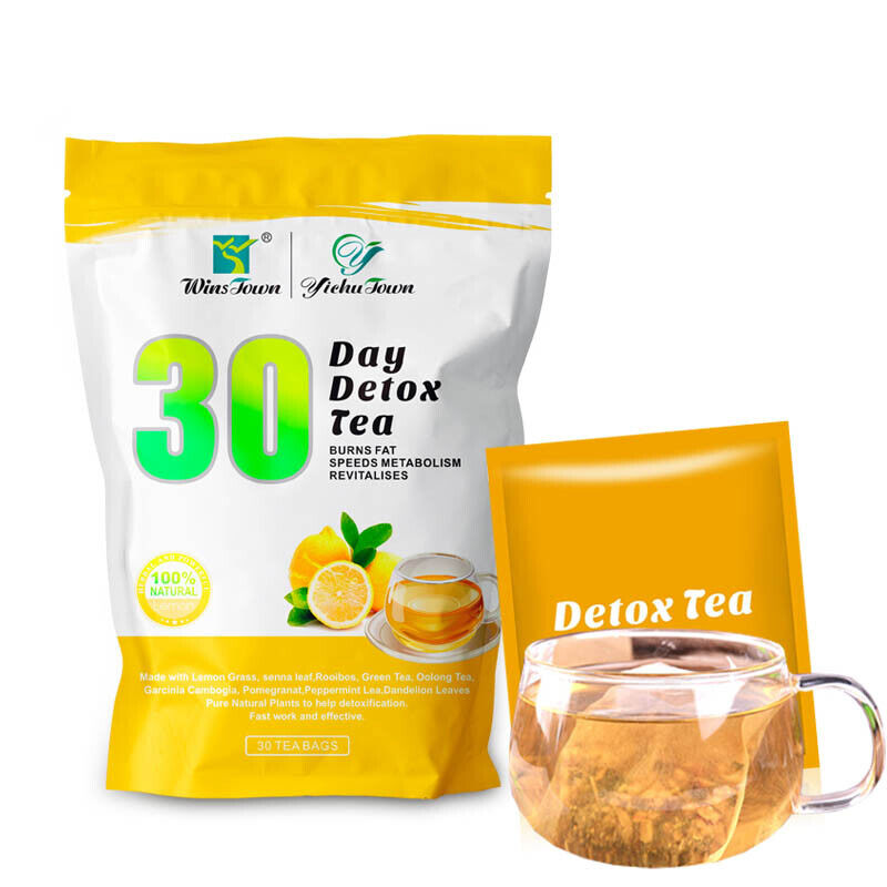 Lemon Flavor 30Days Detox Slimming Tea Loss Weight Boost Metabolism 3g*30bags Main image