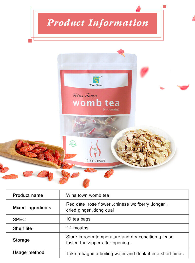 Female Fertility Tea Womb Detox Pyramid Triangle Tea Bag Yoni Uterine Detox Tea Secondary image