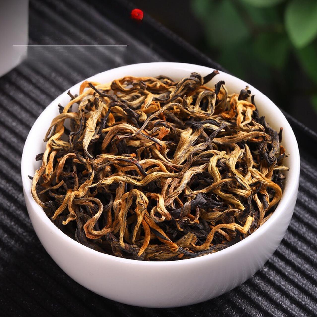 500g Honey Fragrance Dian Hong Loose Leaf Black Tea Yunnan Fengqing Golden Bud Main image