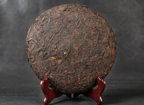 Pu'er Tea Old Pu'er Cake Five Year Menghai Dry Warehouse Qizi Cake 357g Ripe Tea