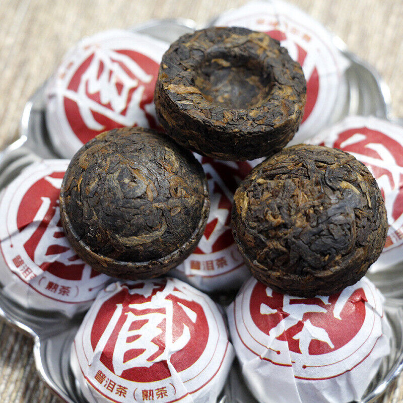 HelloYoung 500g Palace Ripe Tea Pu'er Spring Tea Gold Tuo Ripe Tea Palace Gold Brick Tuocha
