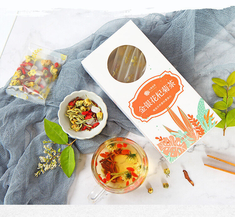 HelloYoung Honeysuckle chrysanthemum tea stay up late tea herbal tea flower tea combination