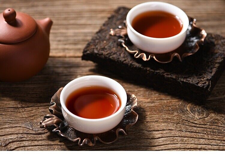Pu'er Tea Bricks Puerh Tea Cooked Tea Chen Xiang Old Tea Palace Cooked Tea 250g