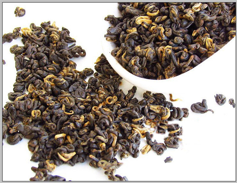 200g Yunnan Dianhong Tea Black Tea Curled (1Bud 1Leaf ) Dian Hong Health Tea