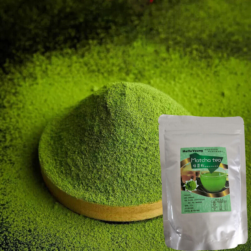 Green Tea Powder MATCHA POWDER Matcha Powder Latte Drink Sweetened 250g/8.8oz Secondary image