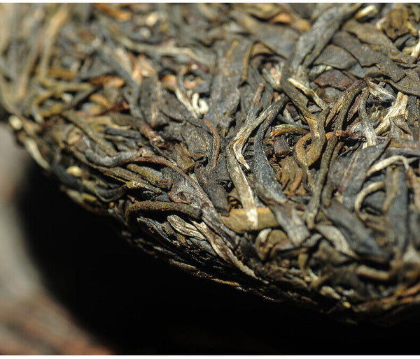 HelloYoung Puerh Ripe Tea Old Banzhang Ripe Tea Cake 357g Pu'er Tea Yunnan Pu'er Tea Cake