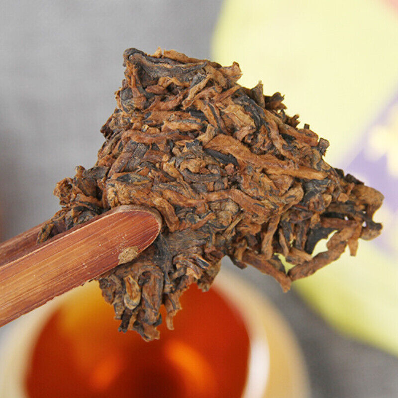 HelloYoung TeaPu-Erh Ripe Tea Emperor Golden Cake 357g Spring Black Tea Single Bud Pu'er Tea