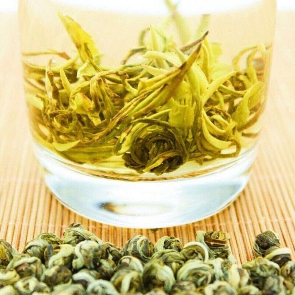 Jasmine Dragon Pearl Green Tea 100g Scented Pu-erh King Chinese Loose Leaf Tea