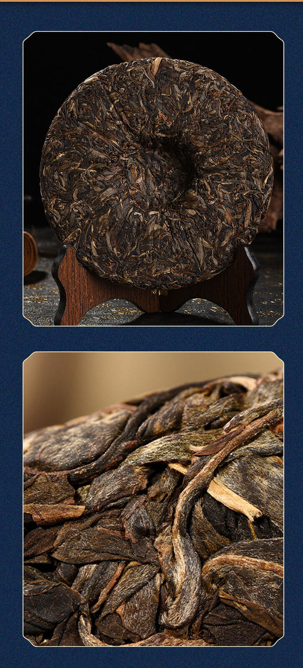 Pu'er Raw Tea Snow Mountain Tea Spring Tea Tea Cake Large Leaf Tea Raw Tea 357g