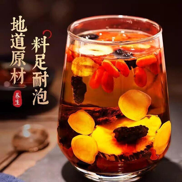 Ginseng, Five Treasures,Tea, Huangjing,Goji,Eucommia ulmoides, Male Flowers 150g