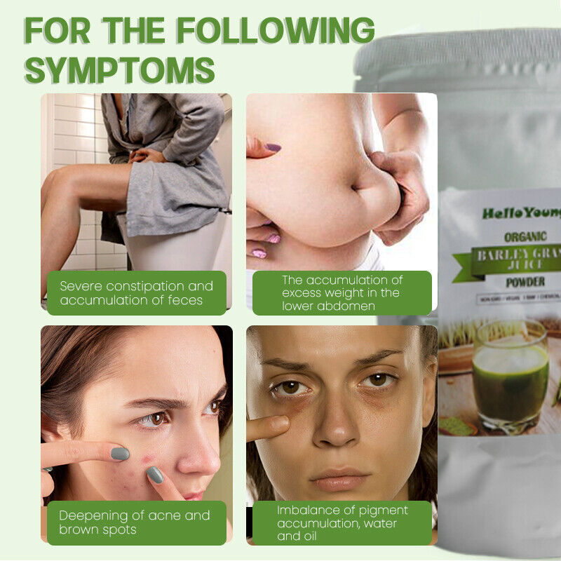 Pure Organic Barley Grass Original Powder Juice Drink 250g body detoxification