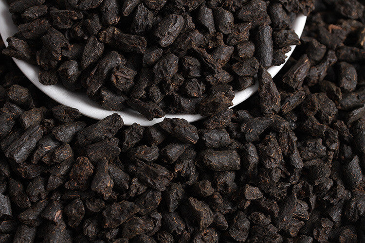 Yunnan Puerh Tea 2009 Menghai Strong Sticky Fragrant Tea Fossil 500g/Can