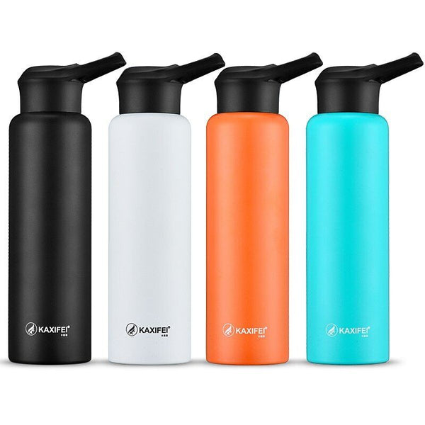 Vacuum Insulated Sport Water Bottle Stainless Steel Flask Jar Leak-proof Canteen