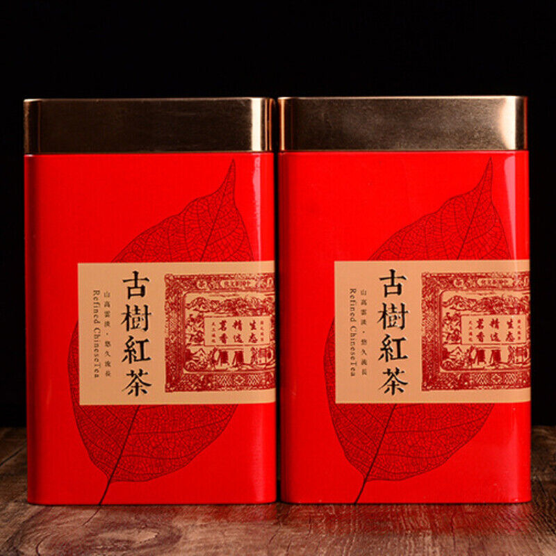 HelloYoung Ancient Tree Iron Canned Natural Loose Leaf Black Tea Yunnan Dian Hong Tea 500g Main image