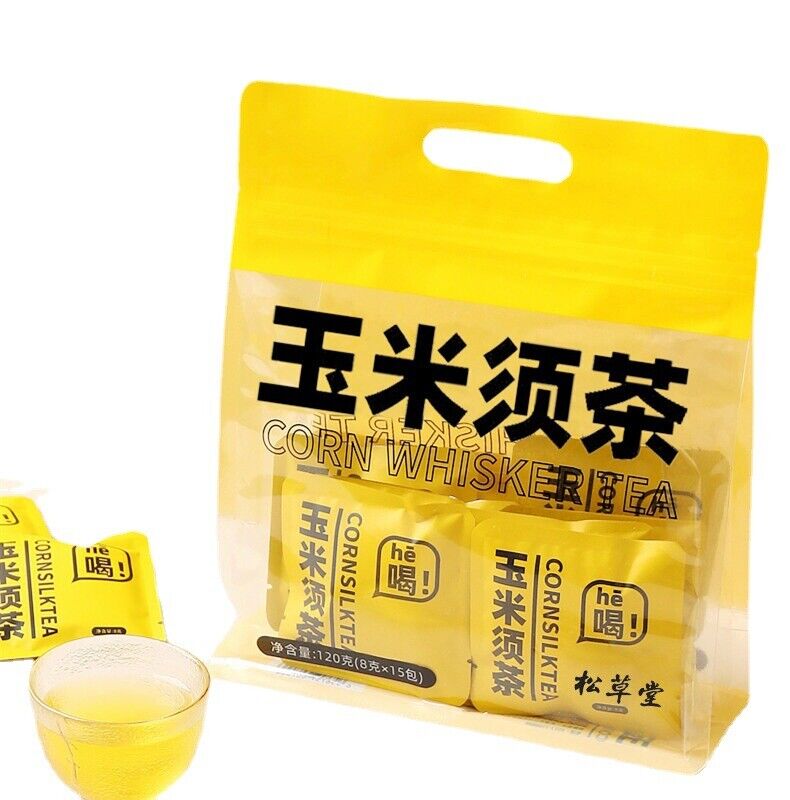 HelloYoung Healthy Corn Silk Tea Bags for Detox and Digestive Support 120g/15 bags Main image
