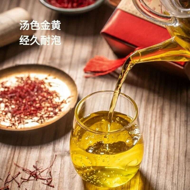 HelloYoung Zang Hong Hua Herb Saffron Crocus Stigma Croci Full Red 0.5g 藏红花 全红花 Main image