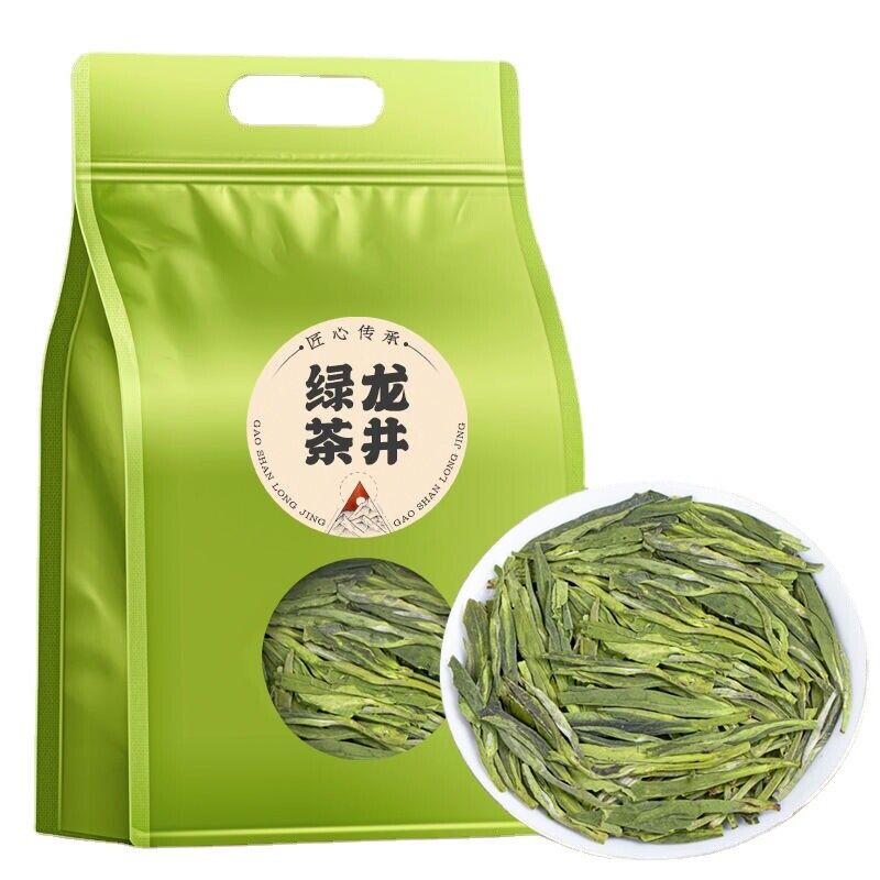 Longjing Tea Pre-rain Spring Tea Bean Scented Tender Buds Strong Fragrance 125g Main image