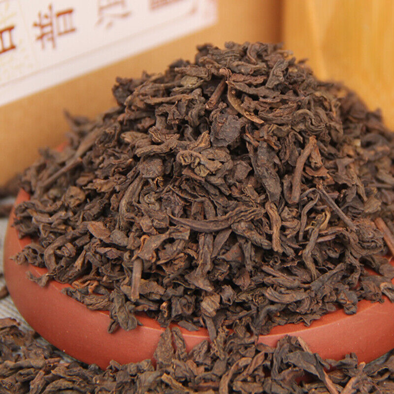 HelloYoung Muzhi Chen Xiang Puer Loose Leaf Shu Puer Tea China Ripe Pu-erh Tea 120g/Box Secondary image