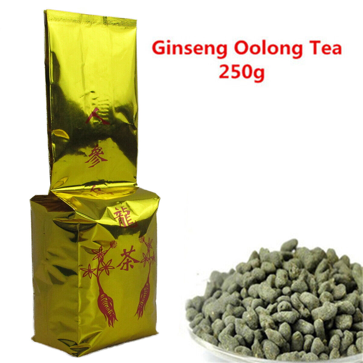 HelloYoung Health Care Wu Long Green Food Organic Taiwan Dong Ding Ginseng Oolong Tea 250g