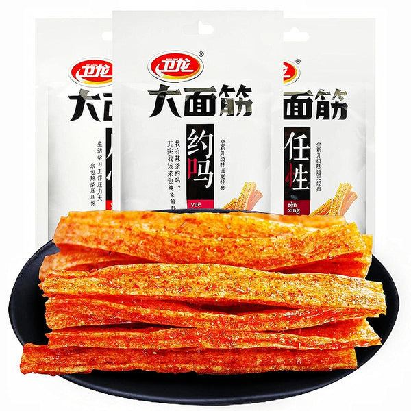 78g (2er-Pack) Pikante Streifen - Latiao, Chinesischer Spezialsnack