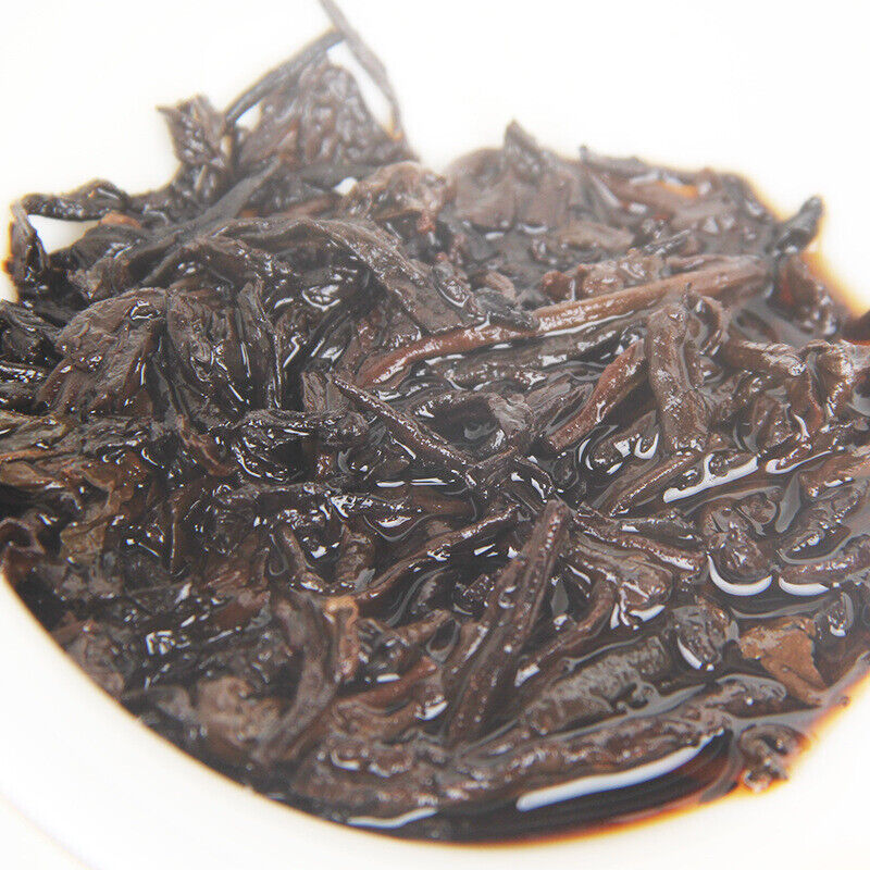 HelloYoung Pu'er Tea Cake Pu'er Ripe Tea Golden Bud Lao Ban Zhang Pu'er Ancient Tree 357g