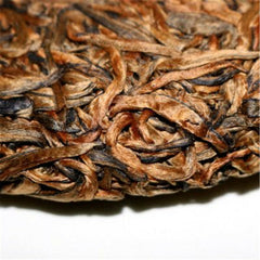 HelloYoung 357g Yunnan Natural Golden Buds Dian Hong Chinese Black Tea Cake Organic Red Tea