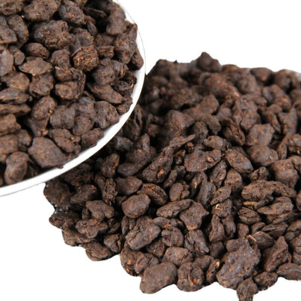 HelloYoung Yunnan Pu'er Tea Pu'er Ripe Tea Crushed Silver Old Tea Head Craft Tea 500g/1.1lb