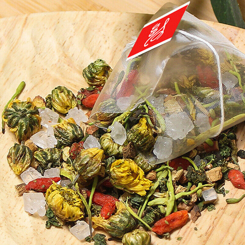 50 Bags with Goji Berry Herbal Tea for Health Honeysuckle Chrysanthemum Tea