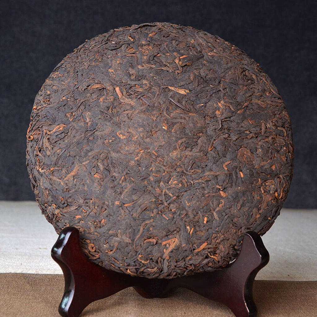 357g/12.59oz Premium Cooked Puerh Handmade Organic Puer Tea Cake