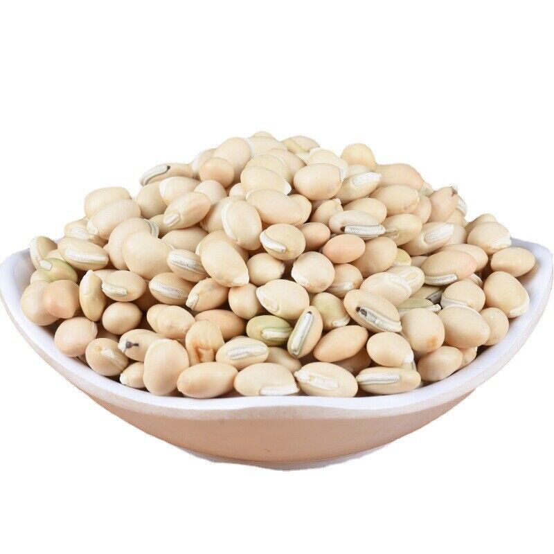 HelloYoung New White lentils Selected medicinal lentils Tonic herbs Stews 500g/1.1lb
