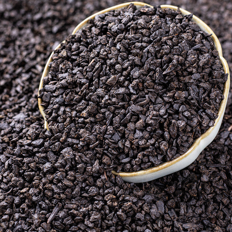 Broken Silver Yunnan Menghai Old Ripe Pu'er Tea Glutinous Fragrant Tea Fossil