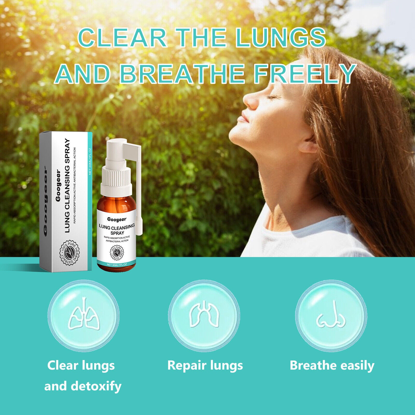 Body Cleansing Spray Relieve Dry, Itchy Throat Cough Sore Throat Body Care Drops