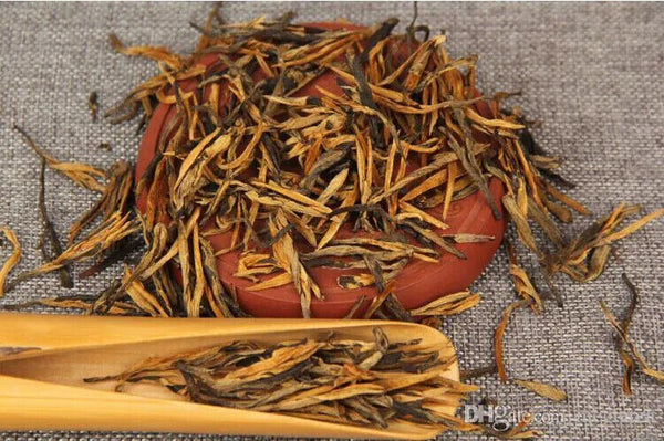HelloYoung New Dianhong Black Tea Bud Need Gold Grade Gold Dianhong Single Bud Tea250g