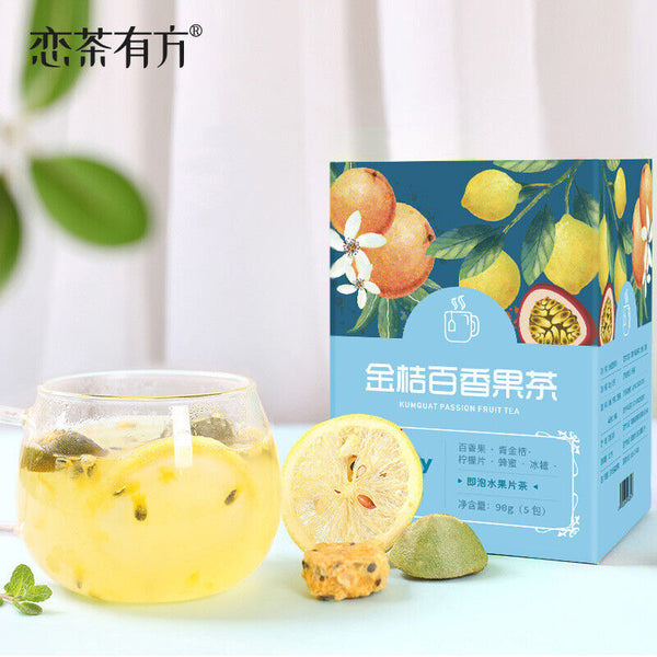 HelloYoung Freeze dried citrus, passion fruit, honey tea, lemon slices, flower fruit tea