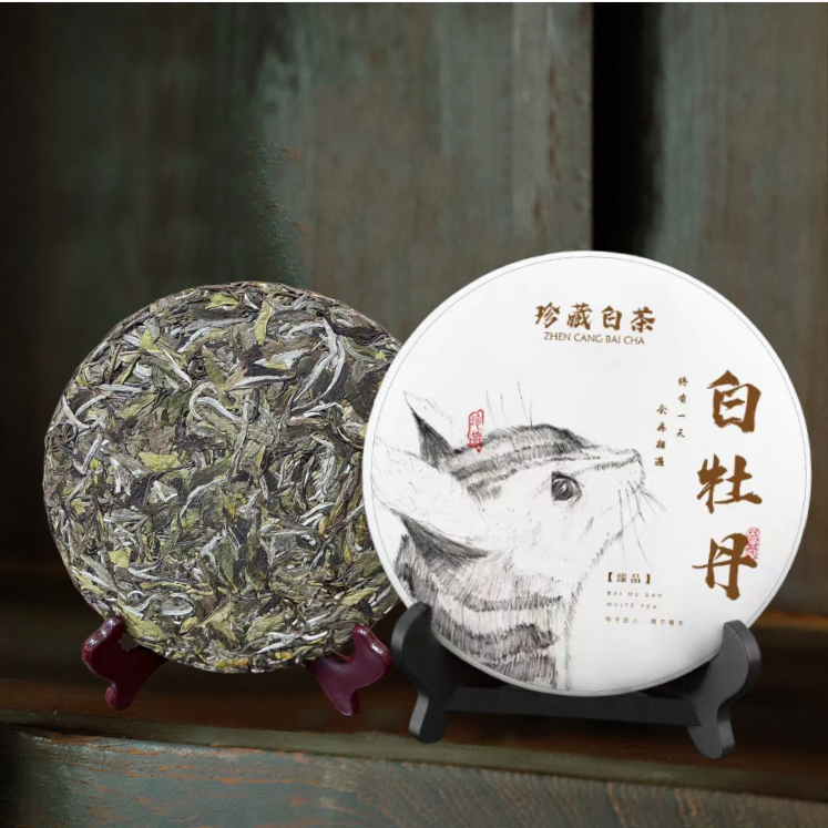 White Peony Fujian White Tea Cake Old Tree Tea Leaves New Tea 300g Secondary image