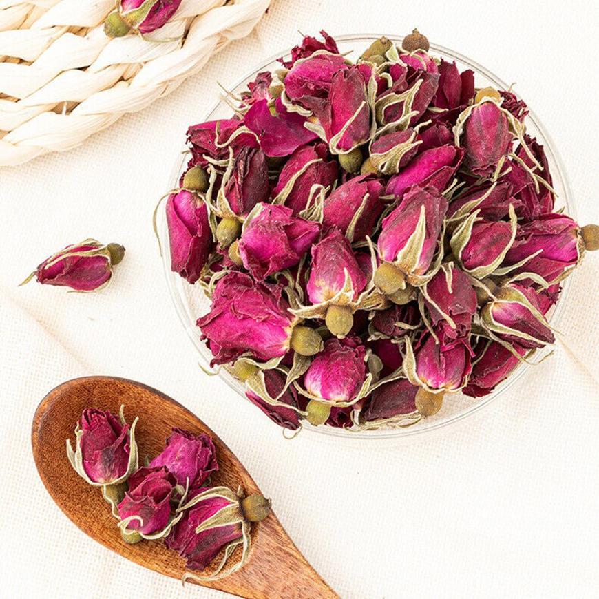 Great Value Additive-Free Premium Quality Double Red Rose Petal Rose Tea - 50g Secondary image