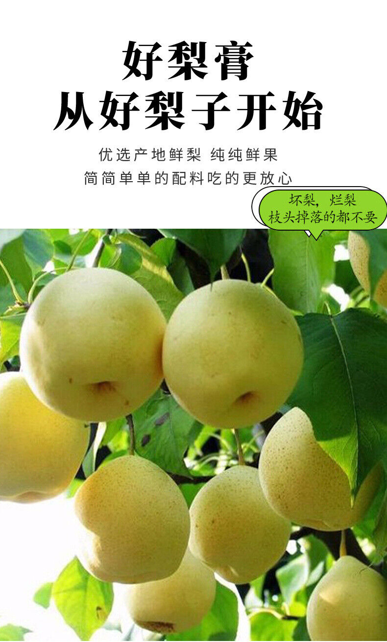 Pure Pear Syrup 210g - Traditional Brewed Loquat Autumn Pear