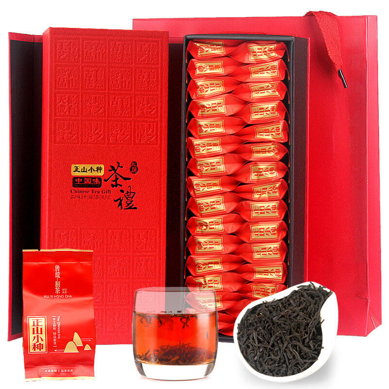Da Hong Pao Cinnamon Oolong Tea Jin Jun Mei Black Tea Gift Set with Bi Luo Chun Main image