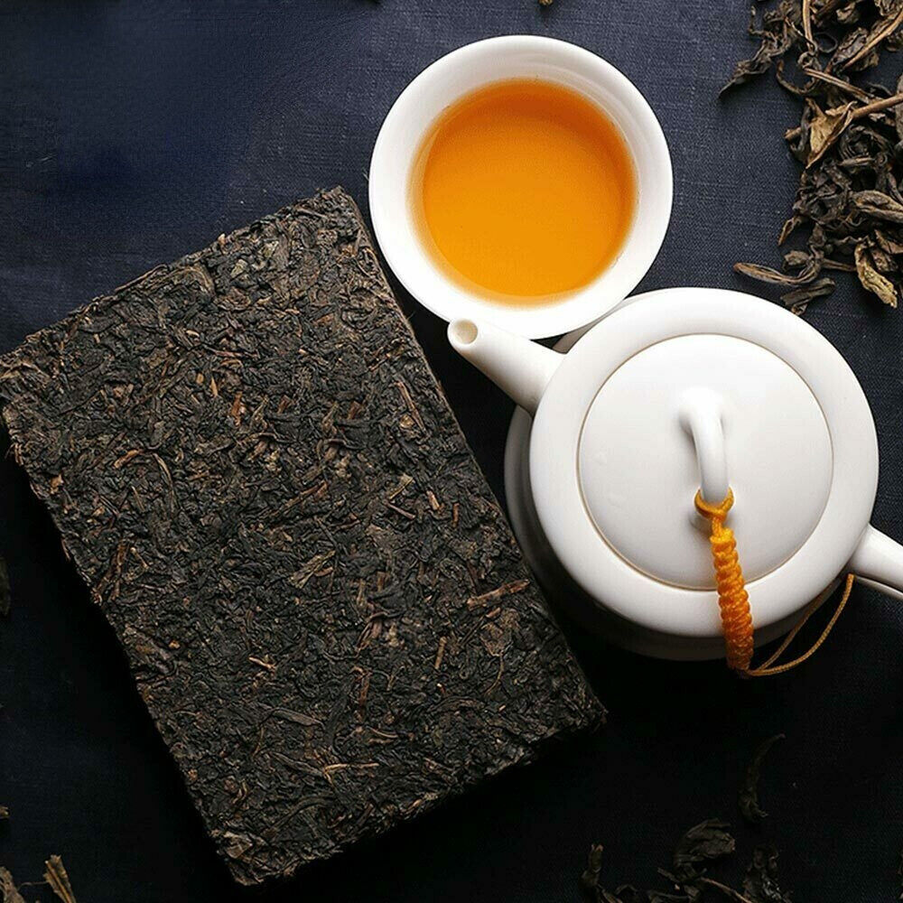 HelloYoung Anhua Baishaxi Yupin Fucha Tea Top-grade Classic 1953 Dark Tea Brick Tea 318g