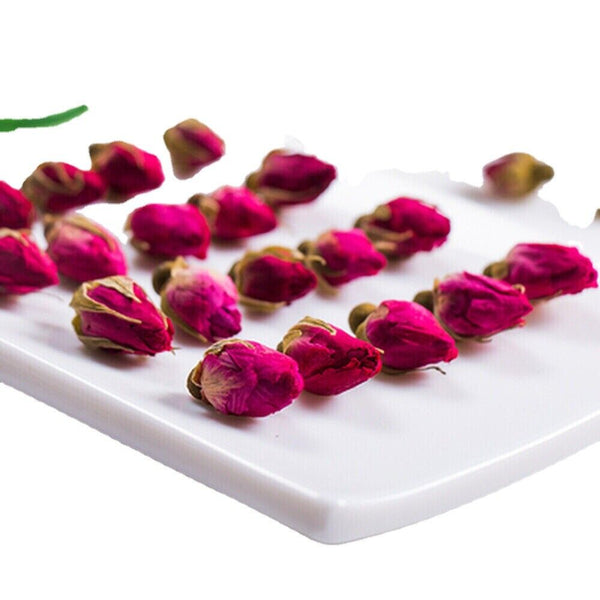 HelloYoung China Flower Red Rose Bud Tea, Aroma Dried Flower Flower Herb Blossom Tea