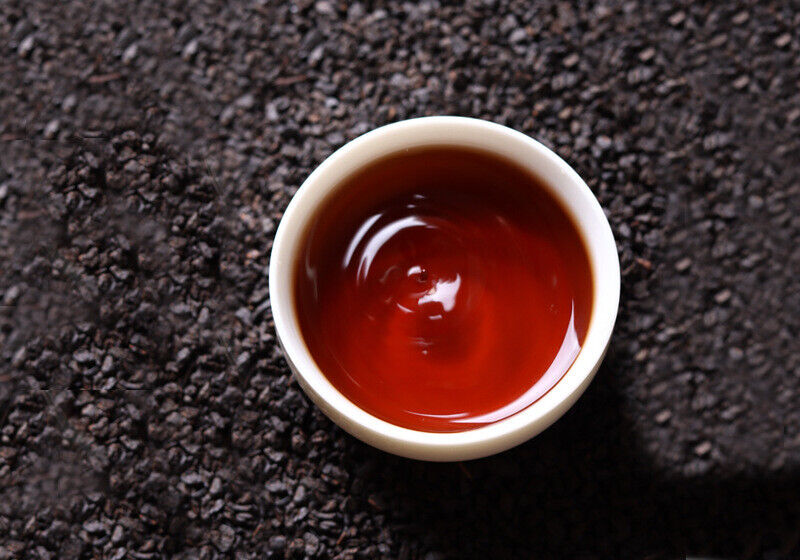 Broken Silver Yunnan Menghai Old Ripe Pu'er Tea Glutinous Fragrant Tea Fossil