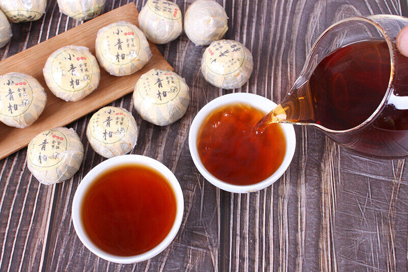 HelloYoung Yunnan Pu'er Tea Menghai Golden Bud Pu'er Tea Ripe Tea 500g