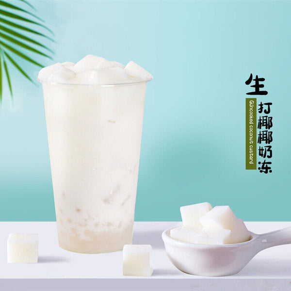 No-Cook Coconut Pudding Powder for Milk Tea Shops, Sweet Dessert Base