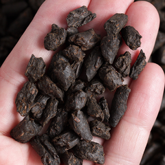 HelloYoung 500g/Tin Yunnan Pu'er Tea Menghai Ripe Tea Jujube Tea Fossil Crushed Silver