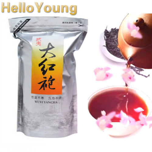 250g Da Hong Pao Tea Big Red Robe Tea Black Tea Oolong Dahongpao Wuyi Rock Tea 茶 Main image