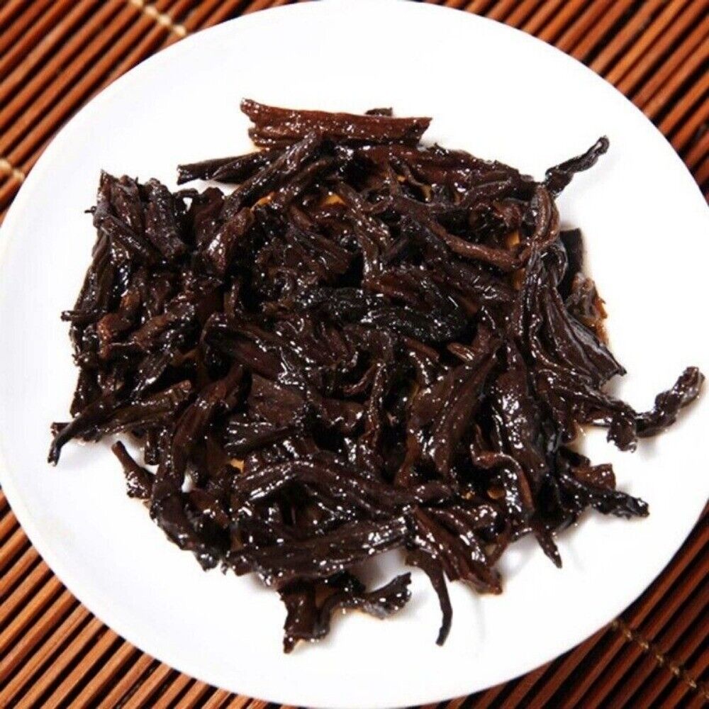 Yunnan Ripe Pu-erh Tea 200g Ancient Tree Cooked Loose Leaf Rich Earthy Flavor